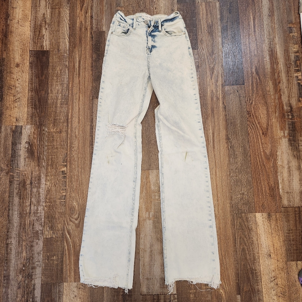 Risen Light Wash Jeans Size 0/24